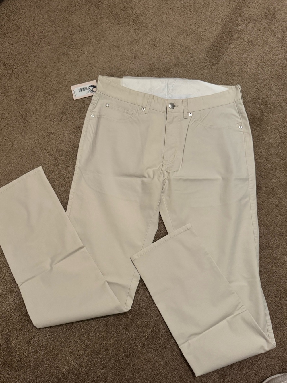 Peter Millar Men's Light Khaki Pants